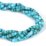 4-6mm Natural Shell Beads Heishi Flat Dyed Bead for DIY Necklace Bracelet