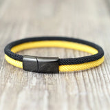 Bicolor Rope Bracelet Men Ukrainian Symbol Braclet