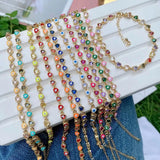 Heart Red Pink Mix Colour Bracelet, Fashion Boho Jewelry Party Summer Beach Gift