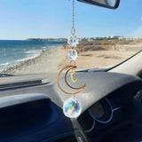 Crystal Suncatcher Boho Decor Evil Eye Window Prism Witchy Party Gift