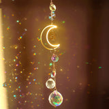 Crystal Suncatcher Boho Decor Evil Eye Window Prism Witchy Party Gift