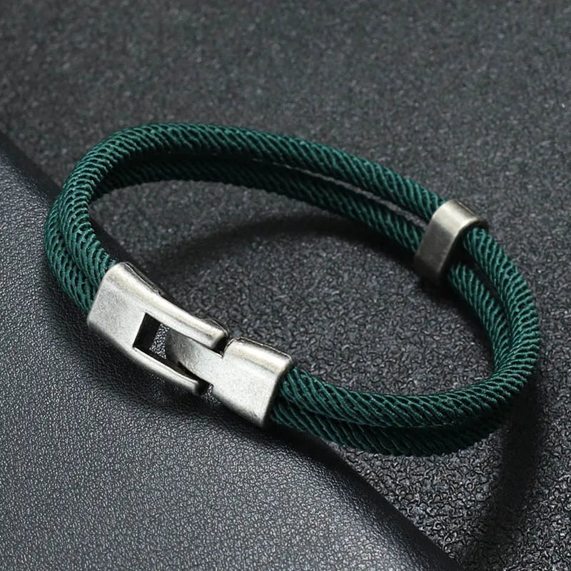 Men Rope Bracelets Vintage Macrame Braclet Accessories Wrap Braslet Gift