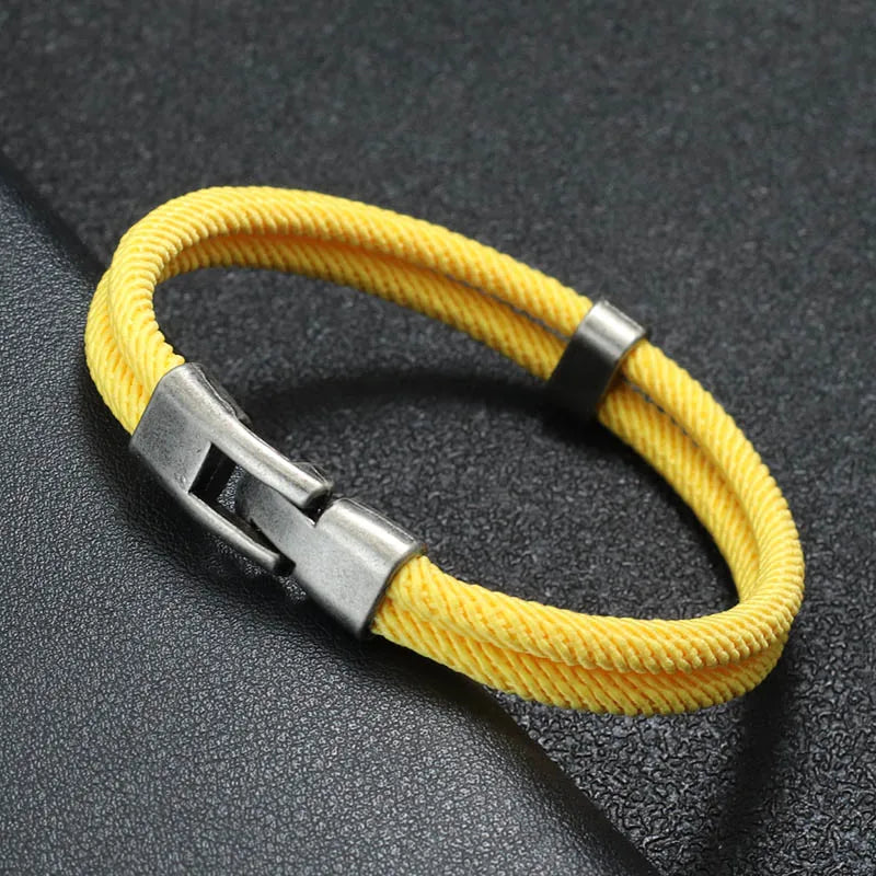 Men Rope Bracelets Vintage Macrame Braclet Accessories Wrap Braslet Gift