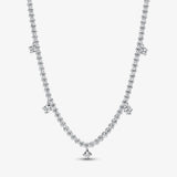925 Silver Snowflake Aladdin's Lamp Pendant Necklace