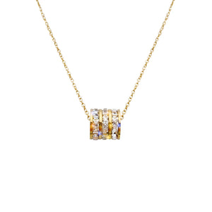 High Zircon Titanium Steel Pendant Gift Wedding Necklace