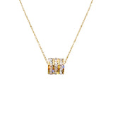 High Zircon Titanium Steel Pendant Gift Wedding Necklace