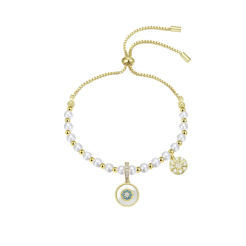 South Korea Ocean Tears Star Pearl Bracelet for Women