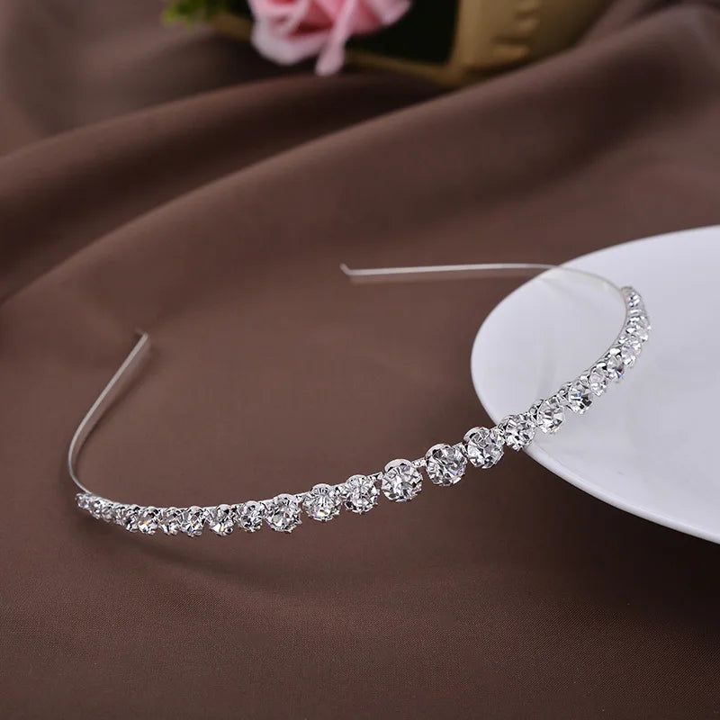 Sparkling Bridal Flower Girl Crystal Tiara Crown