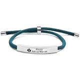 Stainless Steel Constellation Bracelet Unisex Adjustable Rope