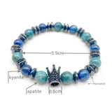 Natural Sunstone Apatite Stone Beaded Bracelet Gift