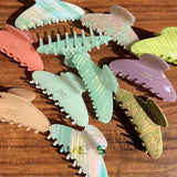 Acetate Candy Letter Catch Clips Hairpin Hair Accessori