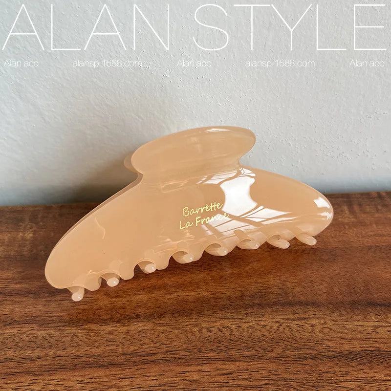 Acetate Candy Letter Catch Clips Hairpin Hair Accessori