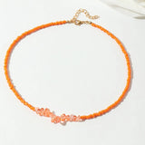 Bohemian Colorful Beads Necklaces Womens Choker