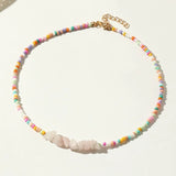 Bohemian Colorful Beads Necklaces Womens Choker