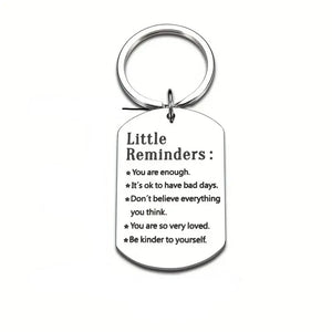Stainless Steel Keychain Gift for Family Birthday Christmas Men Women
