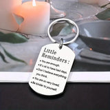 Stainless Steel Keychain Gift for Family Birthday Christmas Men Women