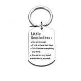 Stainless Steel Keychain Gift for Family Birthday Christmas Men Women