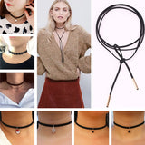 Gothic Lolita Punk Choker Necklace Velvet Steampunk Jewelry