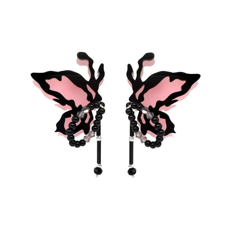 Iridescence Butterfly Drop Earrings for Women