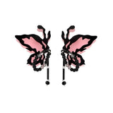 Iridescence Butterfly Drop Earrings for Women