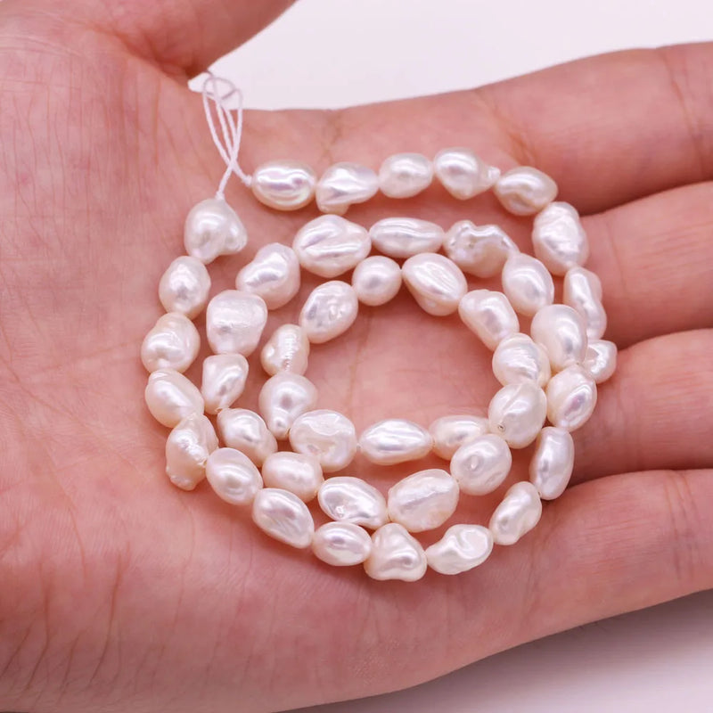 Natural Freshwater Baroque Pearls 7-8mm