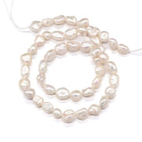 Natural Freshwater Baroque Pearls 7-8mm
