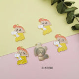 Japanese Cartoon Sunflower Hand Accessories DIY Jewelry Earrings Pendant Craft
