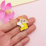 Japanese Cartoon Sunflower Hand Accessories DIY Jewelry Earrings Pendant Craft