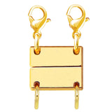 Layered Magnetic Necklace Buckle Stacking Necklace Multilayer Copper Plated
