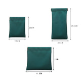 Leather Purse Jewelry Bag Spring Mouth Automatic Closing