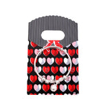 100Pcs 9x15cm Mini Plastic Jewelry Bags with Handle