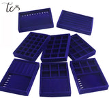 Velvet Jewelry Box Drawer Organizer DIY Storage Trays