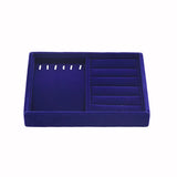 Velvet Jewelry Box Drawer Storage Organizer