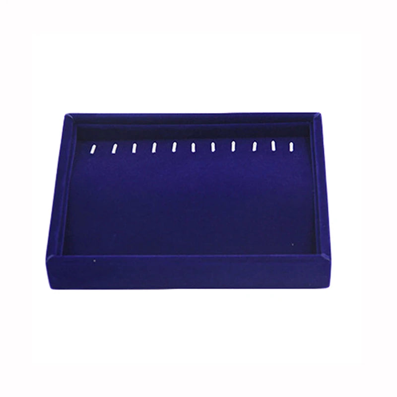 Velvet Jewelry Box Drawer Storage Organizer