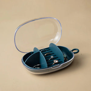 Jewelry Box with Lid Earring Ring Storage Portable