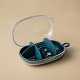 Jewelry Box with Lid Earring Ring Storage Portable