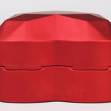 LED Light Jewelry Box Wedding Rings Case Organizer