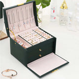 Large Capacity Jewelry Box for Necklace, Ring, and Earrings