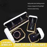 LED Jewelry Box Wedding Ring Case Gift Box