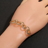 Copper Zircon Geometry Bracelet Women's Personalized Jewelry Gift