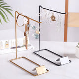 Earring Stand Holder Metal Necklace Storage Frame