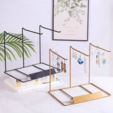Earring Stand Necklace Storage Rack Jewelry Display Frame