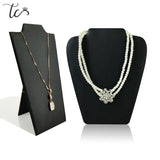 Velvet PU Jewelry Display Stand Necklace Earrings Storage