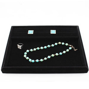 Jewelry Display Tray Organizer Holder for Rings Bracelet Necklace Earrings