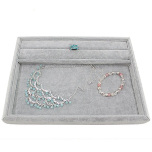 Jewelry Display Tray Organizer Holder for Rings Bracelet Necklace Earrings