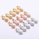 925 Silver Plated CZ Clasps for DIY Pearls Necklace