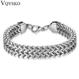 Men's Biker Motorcycle Chain Punk Rock Bracelet