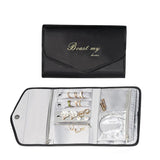 Foldable Jewelry Organizer Bag for Girls Travel Storage