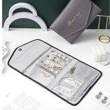 Foldable Jewelry Organizer Bag for Girls Travel Storage