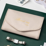 Foldable Jewelry Organizer Bag for Girls Travel Storage